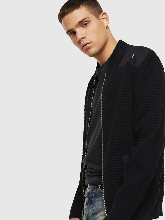 Diesel Knitwear Mens KPROXTER Black Gift for Friend