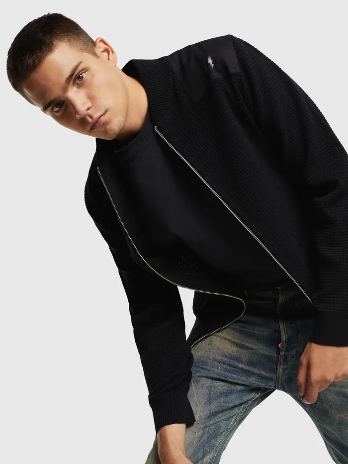 Diesel Knitwear Mens KPROXTER Black Gift for Friend