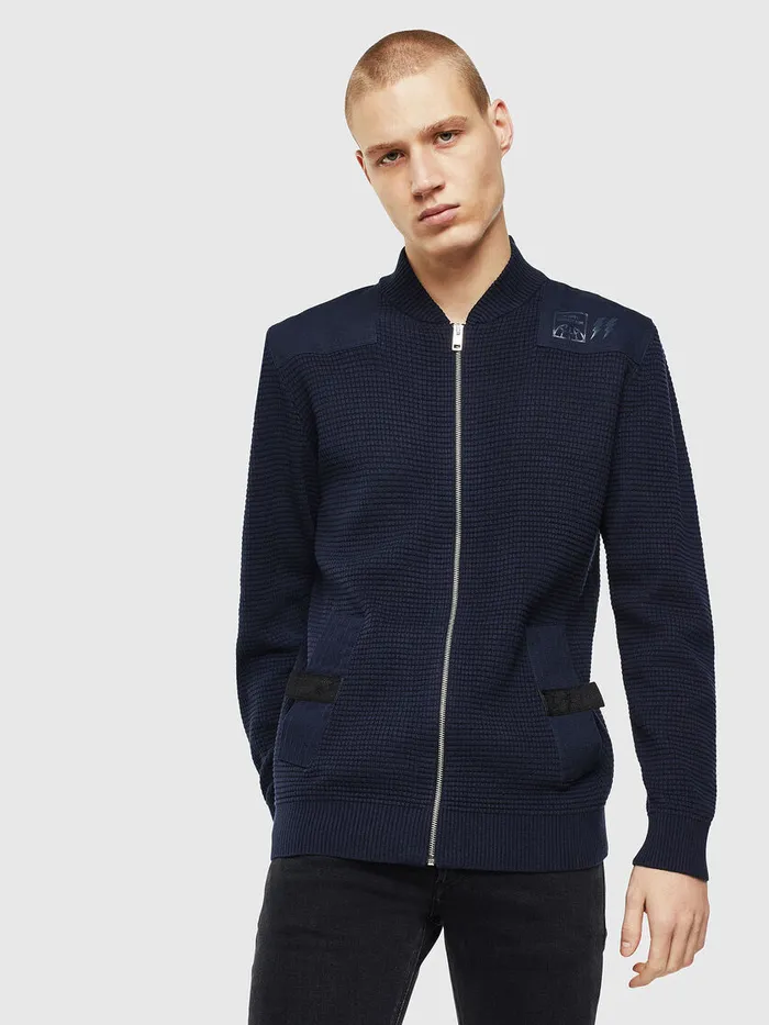 Diesel Knitwear Mens KPROXTER Blue Cheap On Sale