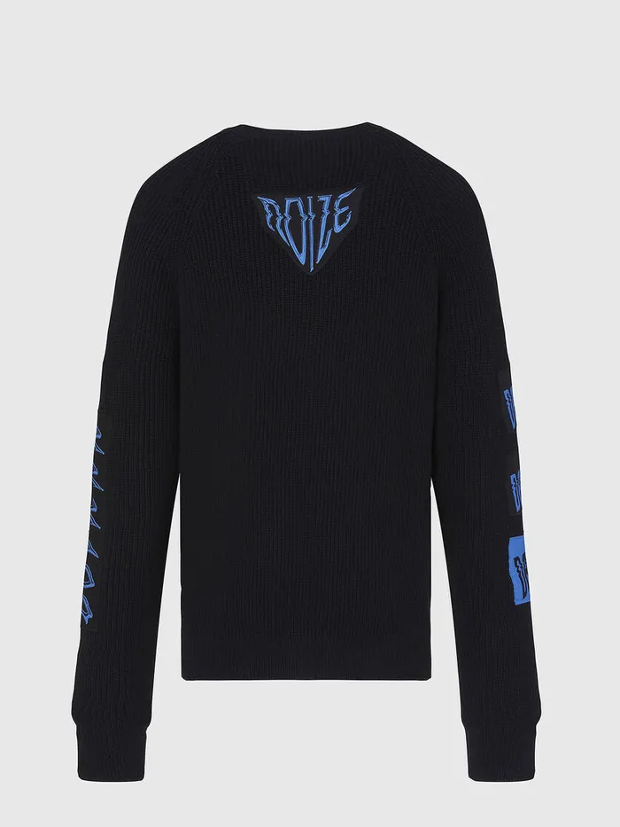 Diesel Knitwear Mens KSIMON Black Gift for Friend