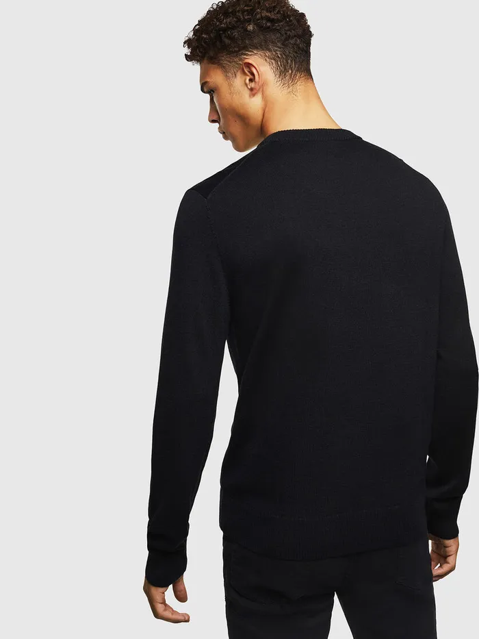 Diesel Knitwear Mens KTAPEX Black Cheap On Sale