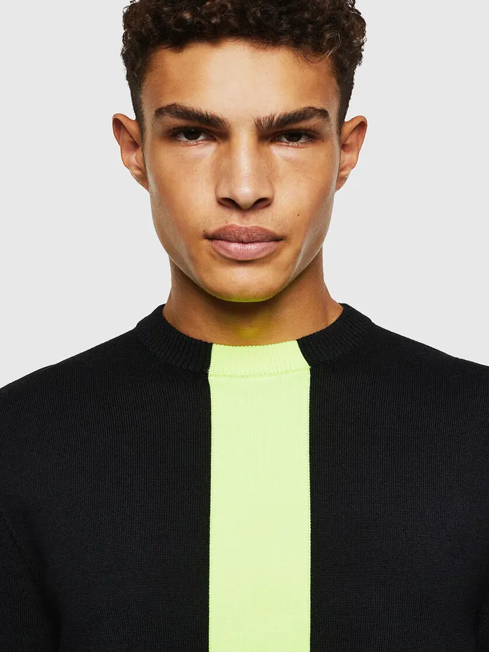 Diesel Knitwear Mens KTAPEX Black Cheap On Sale