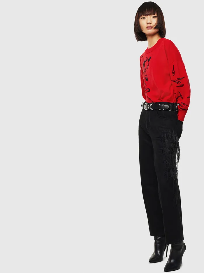 Diesel Knitwear Womens CLMTESS Red Gift Ideas