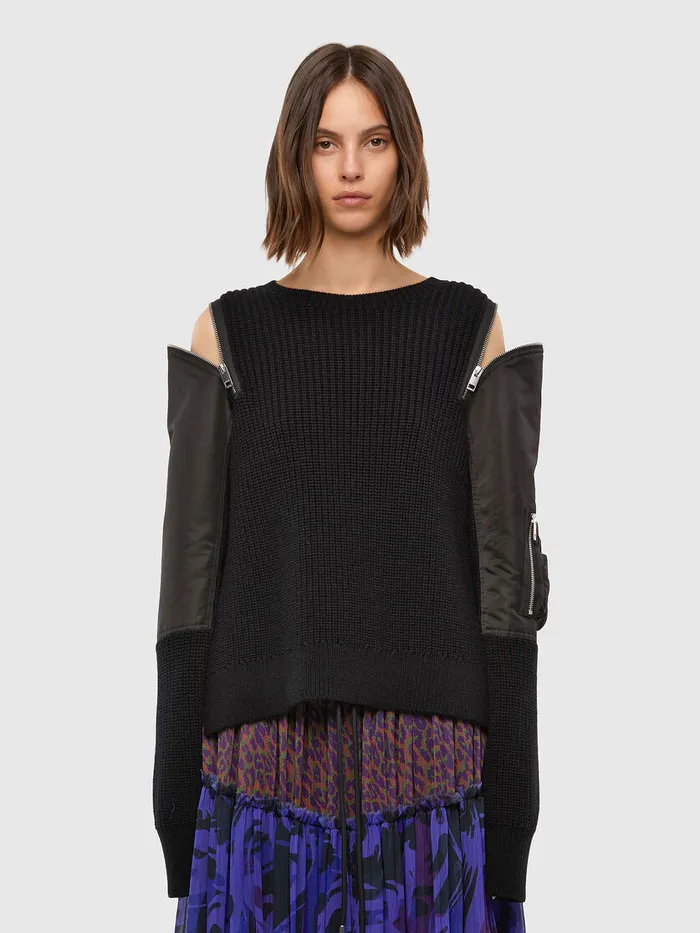 Diesel Knitwear Womens MCLARE Black Casaul
