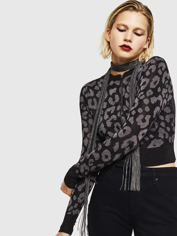 Diesel Knitwear Womens MSETTY Black Near Me