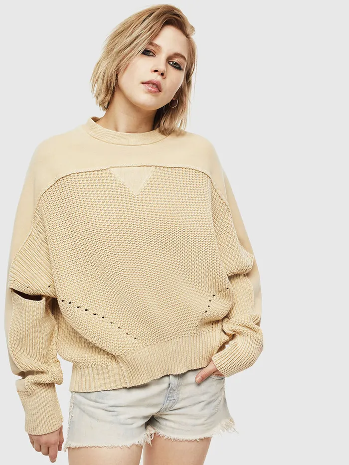 Diesel Knitwear Womens MSUNNY Beige Gift Ideas