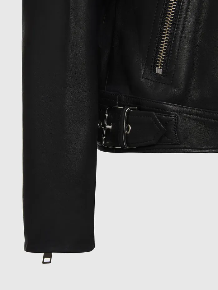 Diesel Leather Jackets Mens LCODY Black