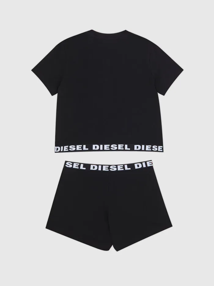 Diesel Loungewear Womens UFSETPIJIMMY Black