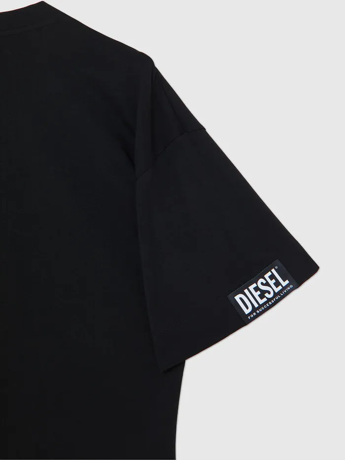 Diesel Loungewear Womens UFTEESHORTEE Black