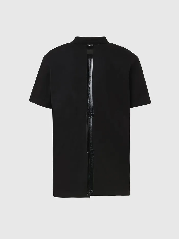 Diesel Polos Mens TWARRELSPLIT Black On Sale