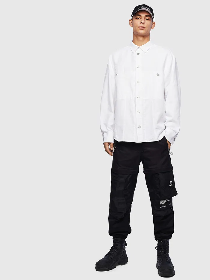 Diesel Shirts Mens DFLOX White Popular