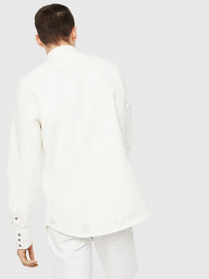 Diesel Shirts Mens DLEO White Gift Ideas