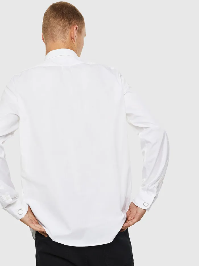 Diesel Shirts Mens SAUDREY White For Sale