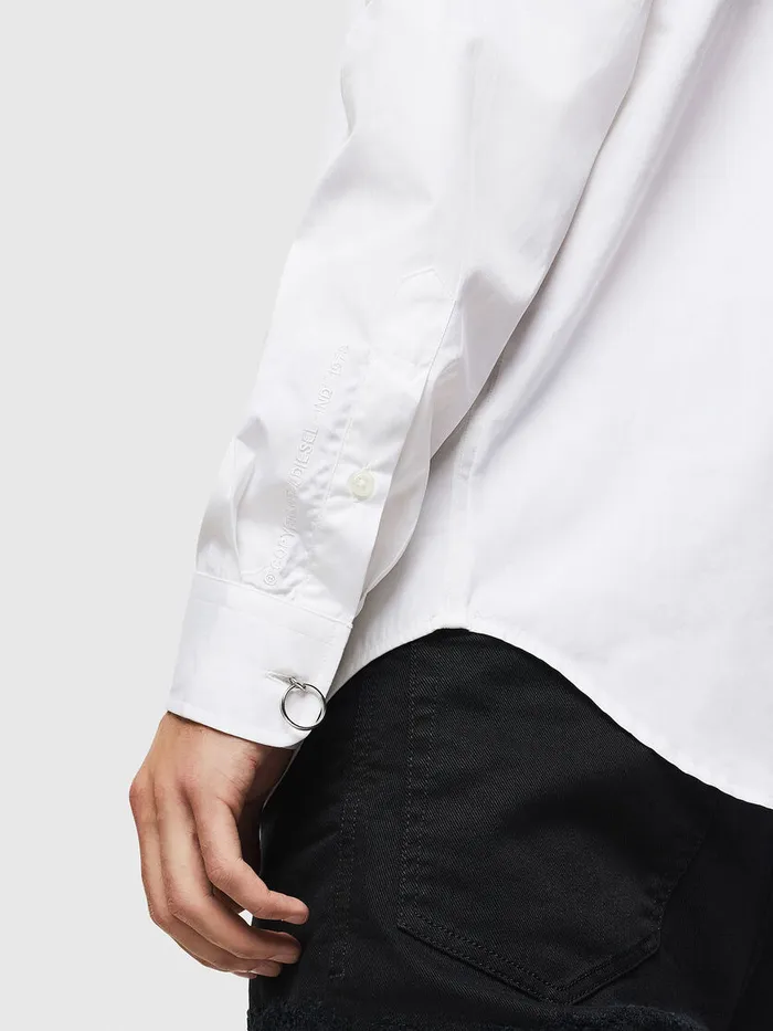 Diesel Shirts Mens SAUDREY White For Sale