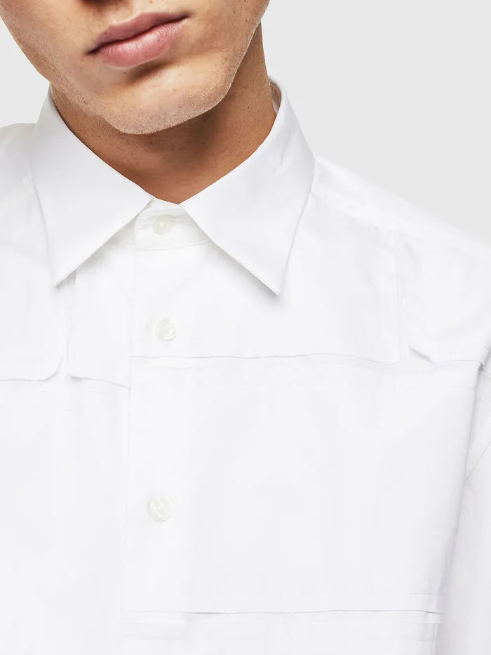 Diesel Shirts Mens SAUDREY White For Sale