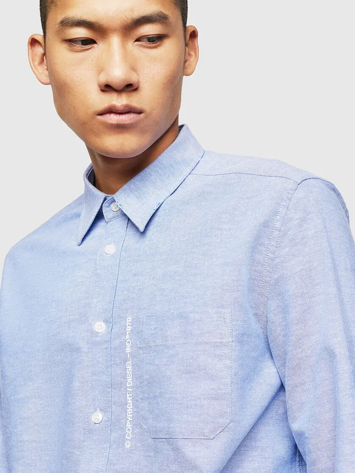 Diesel Shirts Mens SMOIRB1 Azure Popular