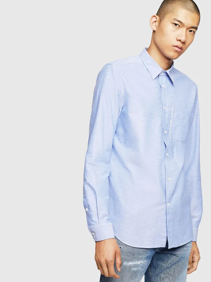 Diesel Shirts Mens SMOIRB1 Azure Popular