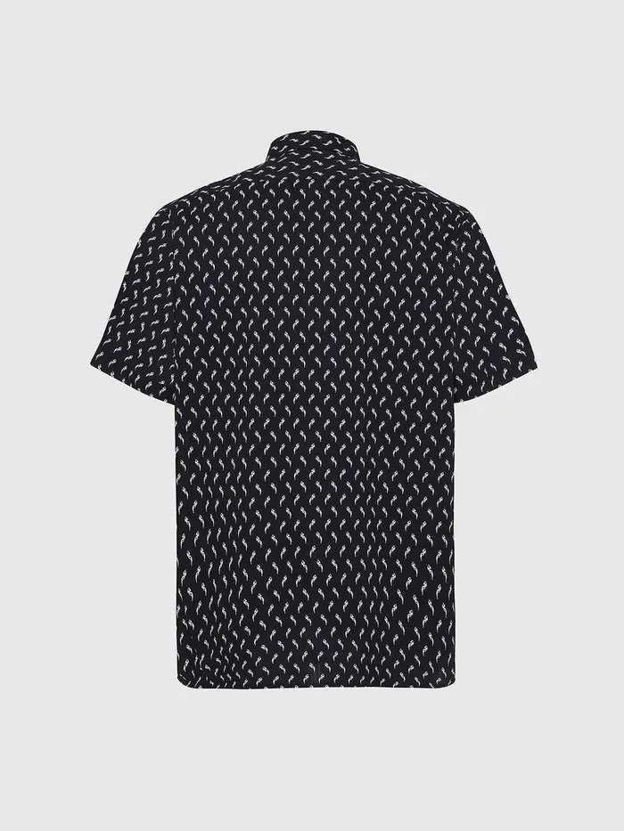 Diesel Shirts Mens SRILEYSHOKA Black Casaul