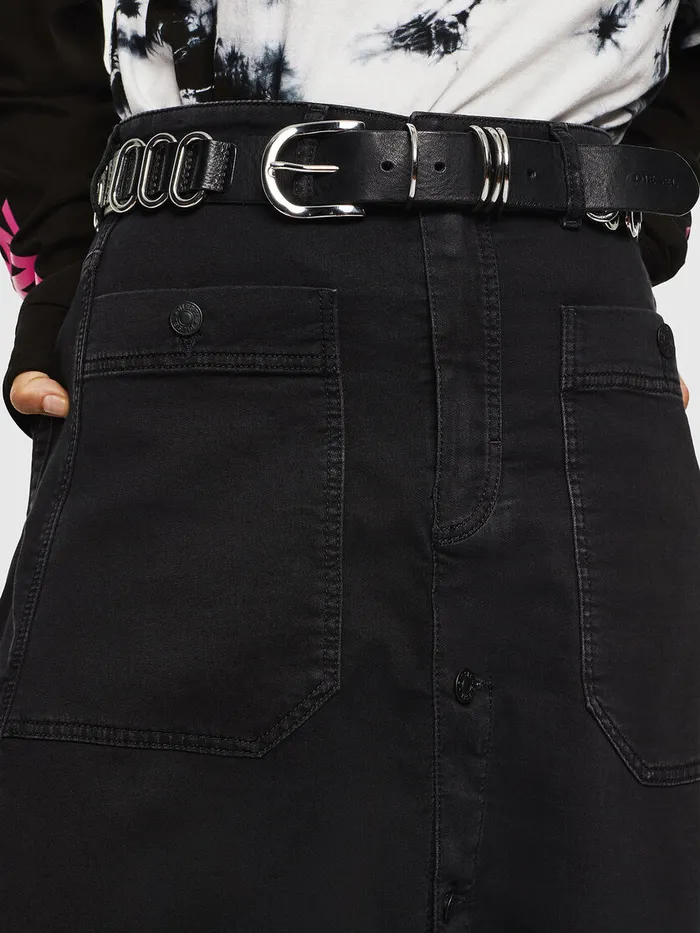 Diesel Shorts and Skirts Womens DRHITA JOGGJEANS Black Cheap On Sale