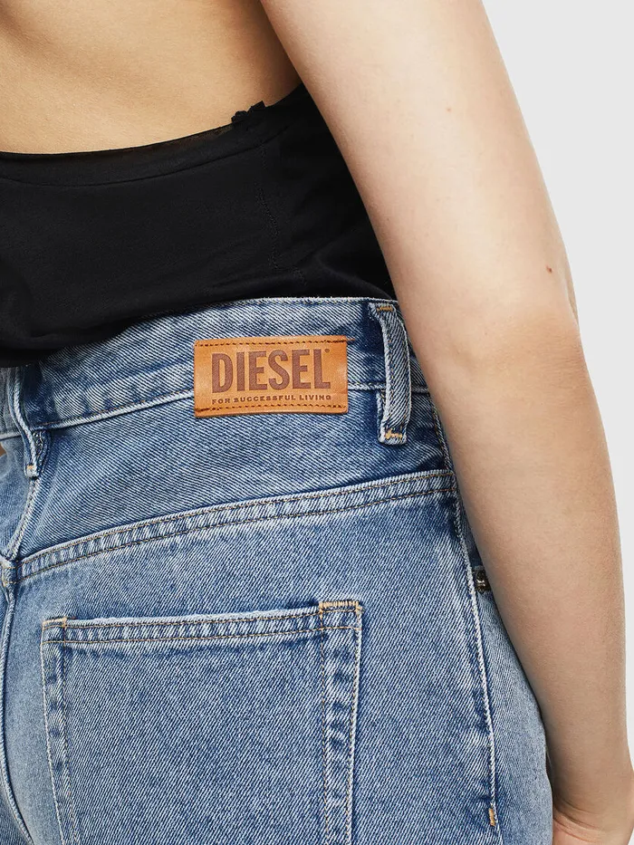 Diesel Shorts and Skirts Womens DEREG Light Blue Cheap On Sale