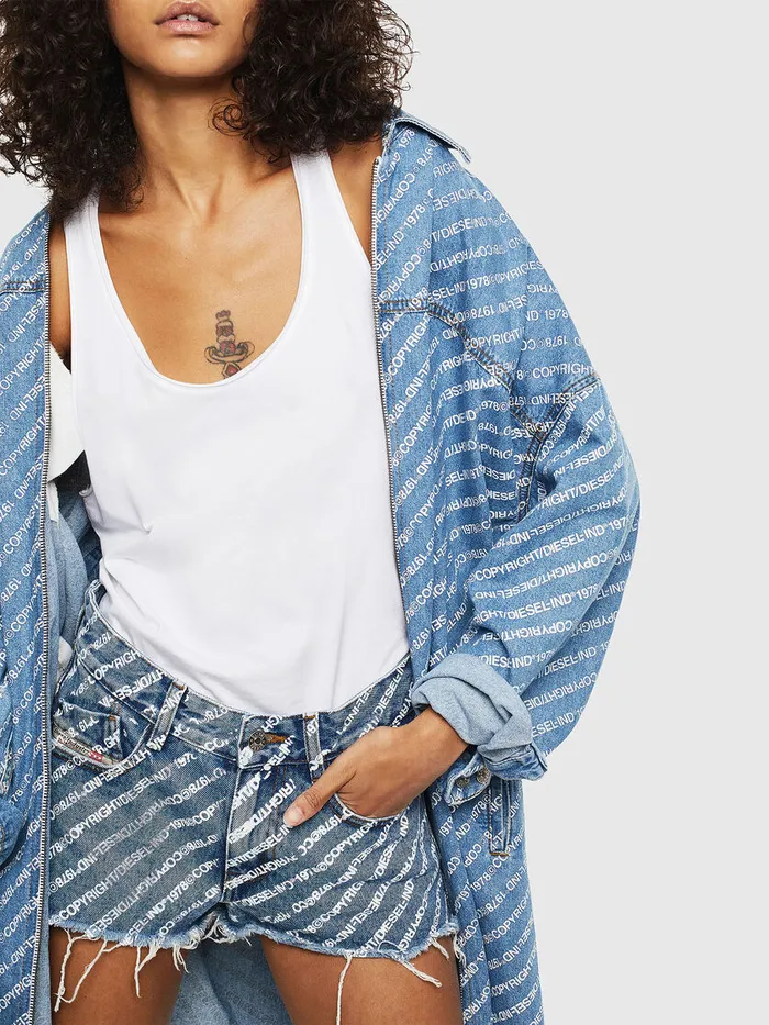 Diesel Shorts and Skirts Womens DERIFTY Medium blue Gift Ideas