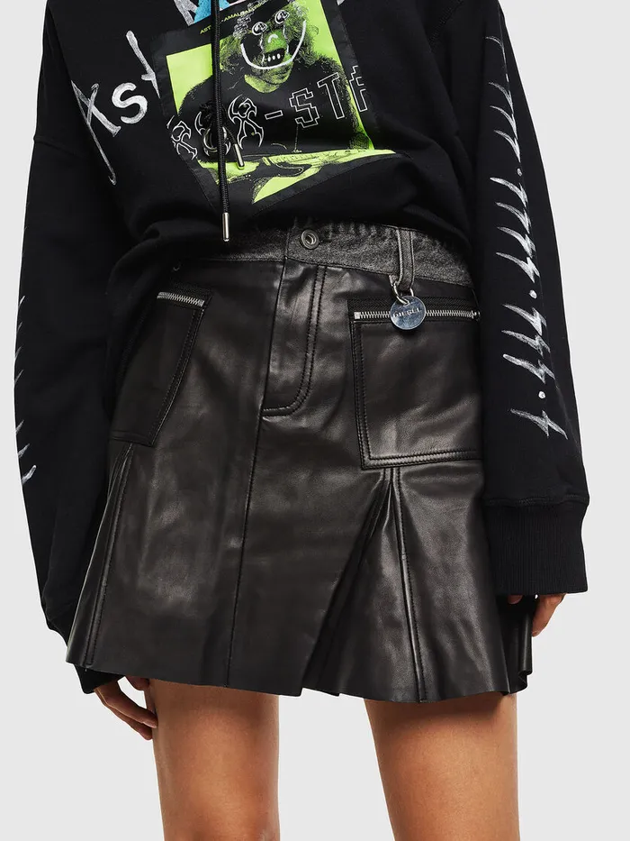 Diesel Shorts and Skirts Womens LFUJO Black For Sale