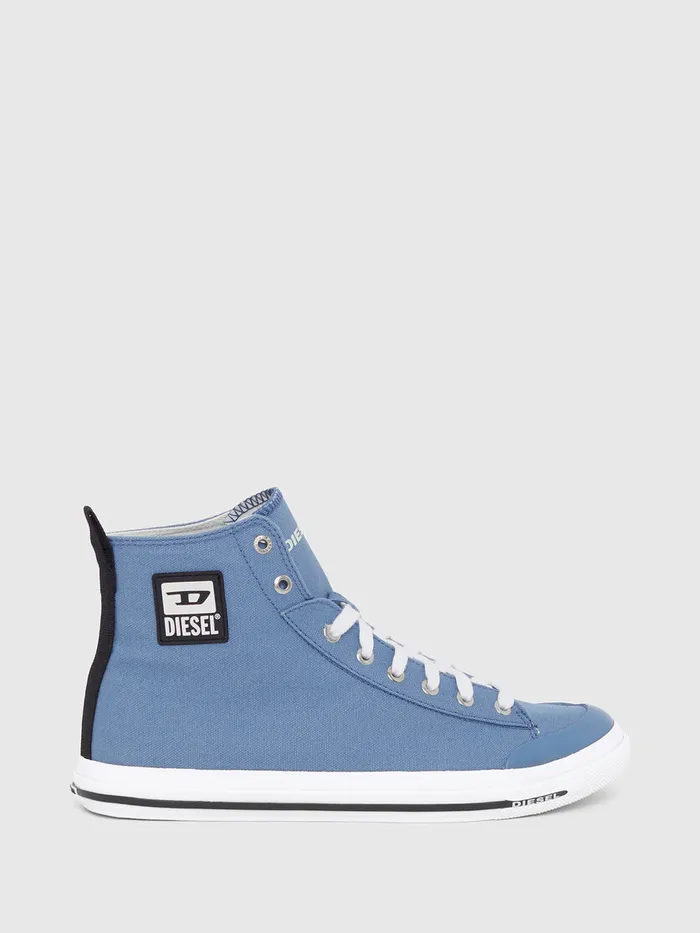 Diesel Sneakers Mens SASTICO MID CUT Light Blue Cheap On Sale