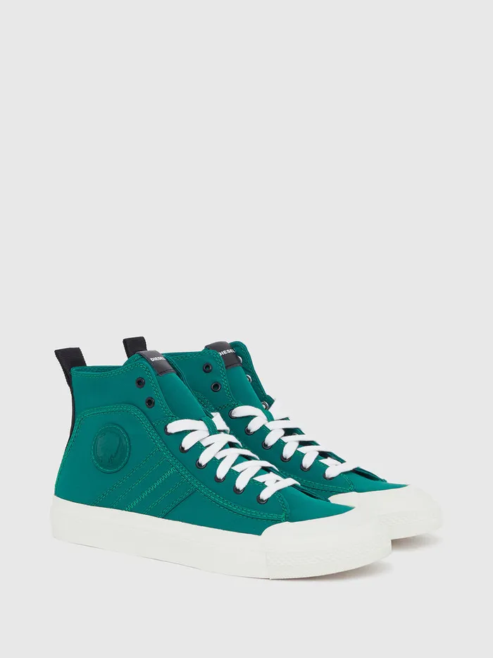 Diesel Sneakers Mens SASTICO MID LACE Water Green Cheap On Sale