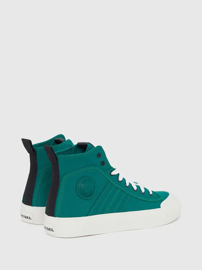 Diesel Sneakers Mens SASTICO MID LACE Water Green Cheap On Sale
