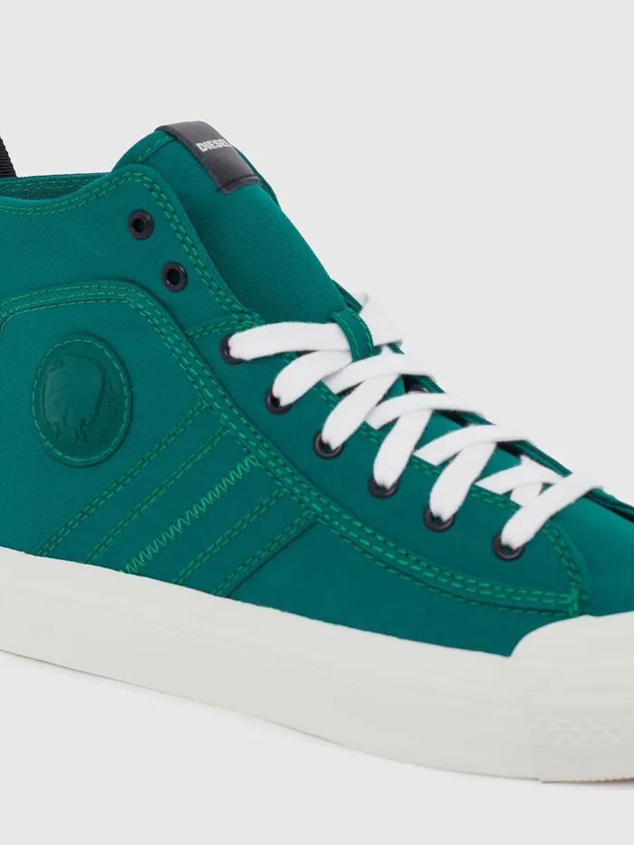 Diesel Sneakers Mens SASTICO MID LACE Water Green Cheap On Sale