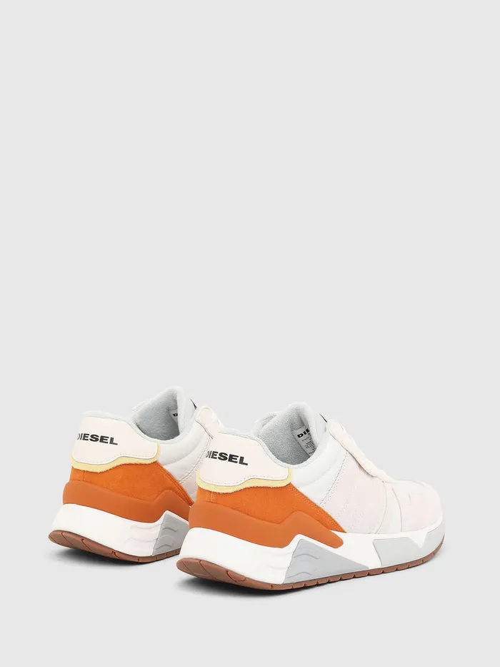Diesel Sneakers Mens SBRENTHA FLOW WhiteOrange Gift for Friend
