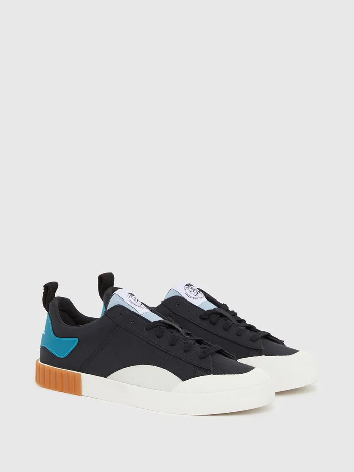 Diesel Sneakers Mens SBULLY LC BlackBlue For Sale