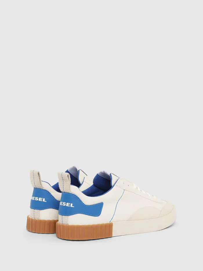Diesel Sneakers Mens SBULLY LC WhiteBlue For Sale