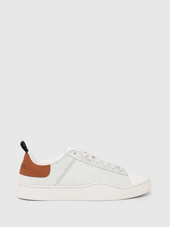 Diesel Sneakers Mens SCLEVER LOW LACE WhiteBrown On Sale