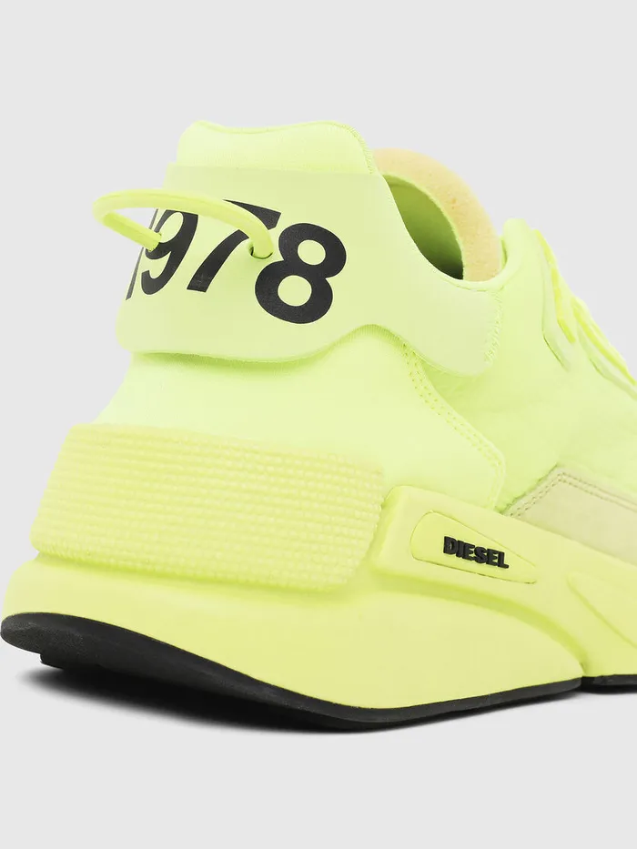 Diesel Sneakers Mens SSERENDIPITY LC Yellow Fluo Gift 4 You