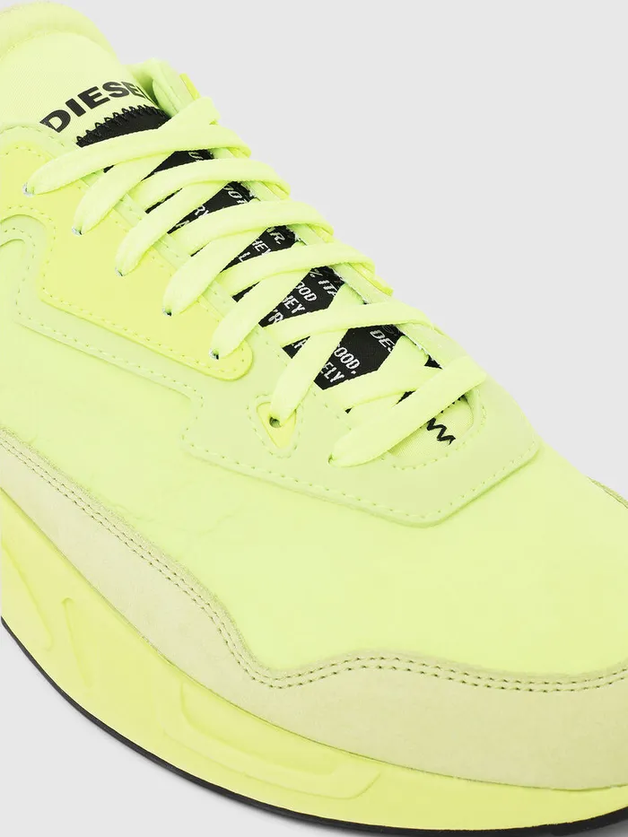 Diesel Sneakers Mens SSERENDIPITY LC Yellow Fluo Gift 4 You