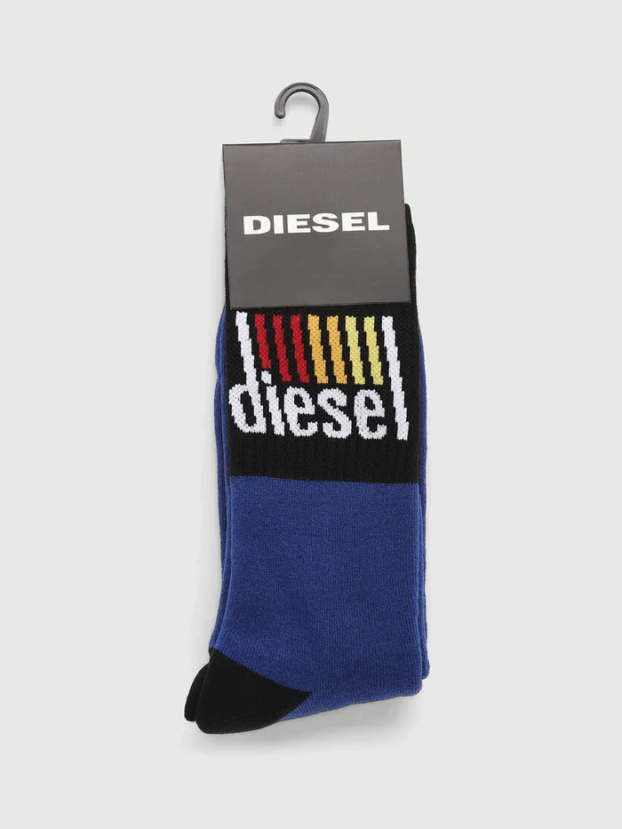 Diesel Socks Mens SKMRAY BlueBlack Gift for Friend