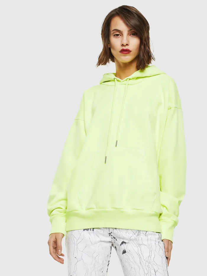 Diesel Sweaters Mens SALBYFLUO Yellow Fluo Gift Ideas