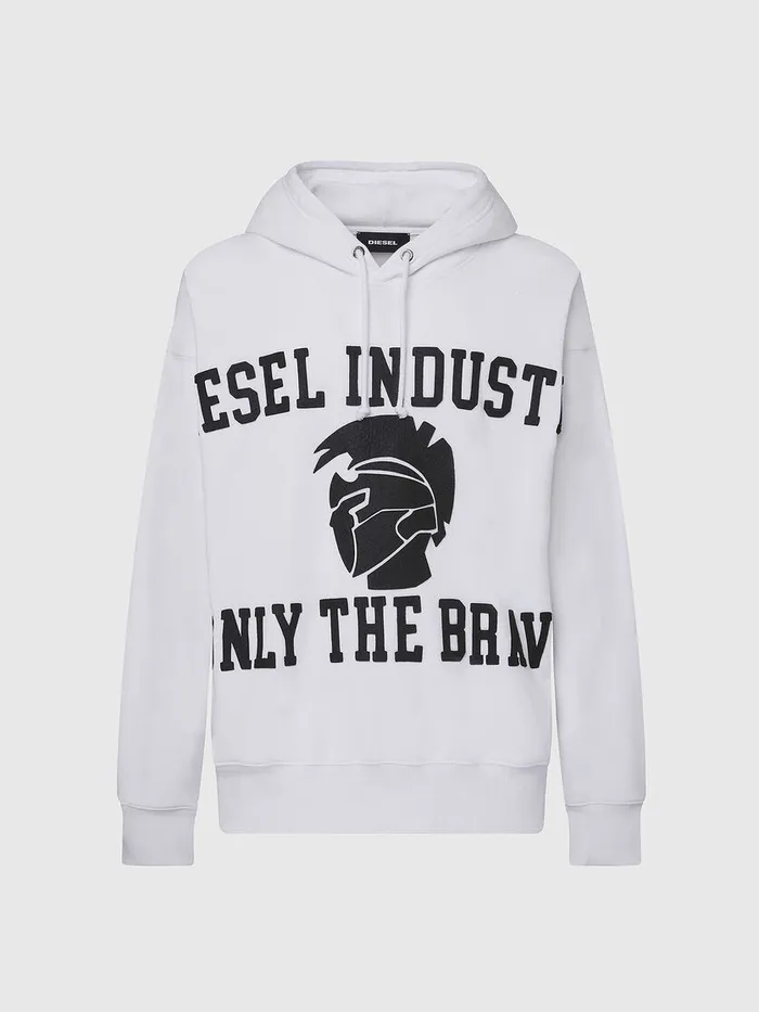 Diesel Sweaters Mens SALBYX1 White On Sale