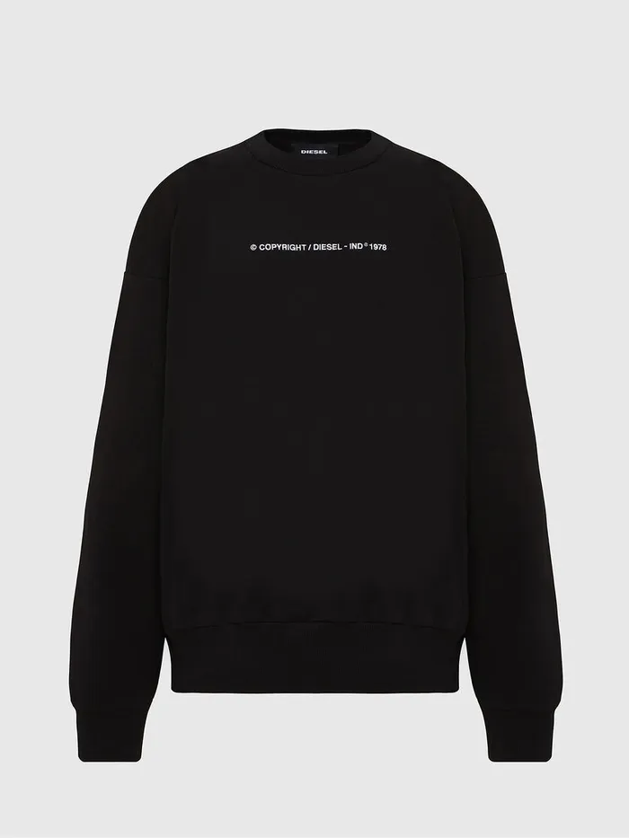 Diesel Sweaters Mens SBIAYCOPY Black Casaul