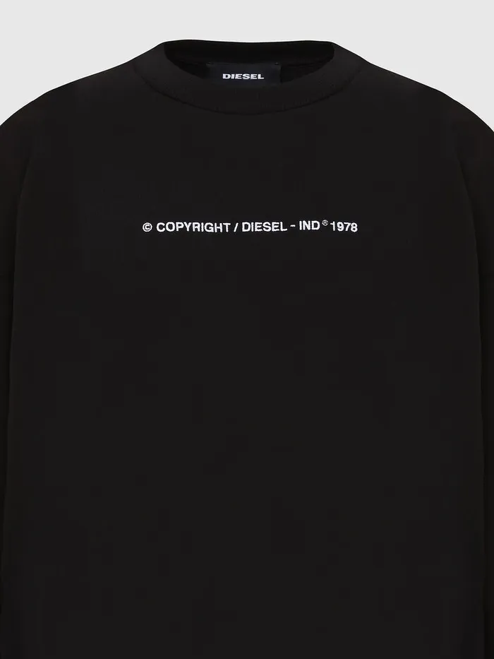 Diesel Sweaters Mens SBIAYCOPY Black Casaul