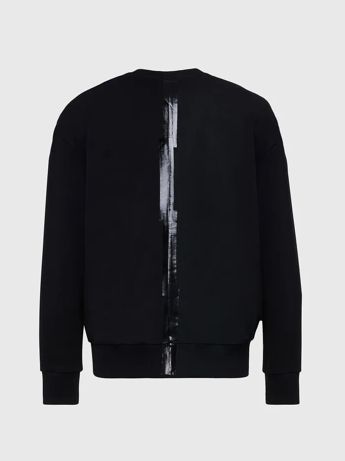 Diesel Sweaters Mens SBIAYSPLIT Black Near Me