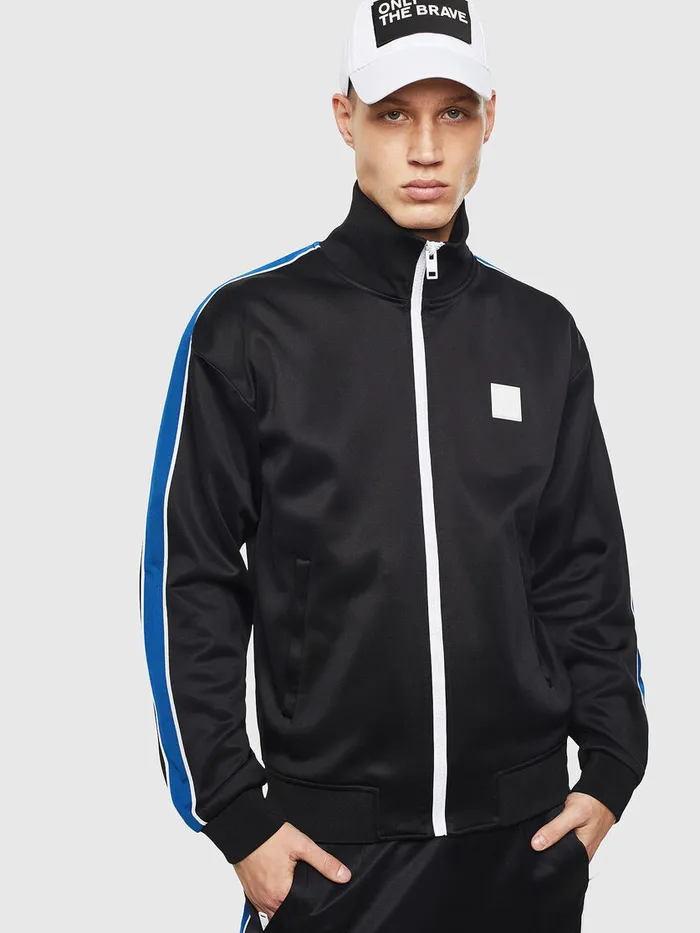 Diesel Sweaters Mens SCORTESS BlackBlue For Sale