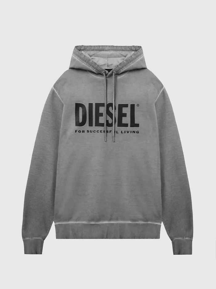 Diesel Sweaters Mens SGIRHOODDIVISION Grey Near Me