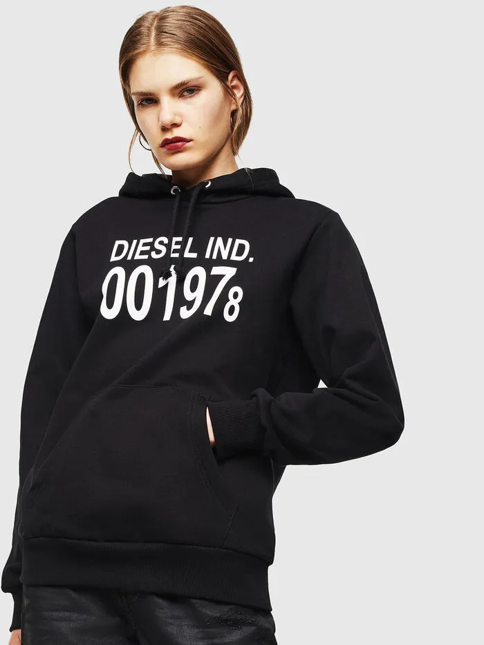 Diesel Sweaters Mens SGIRKHOOD Black On Sale
