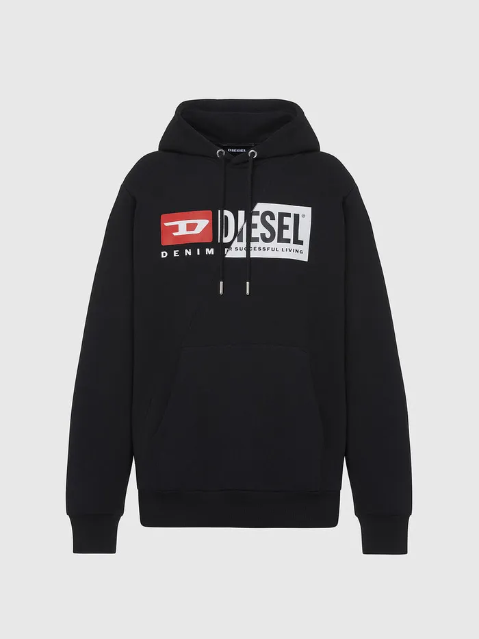 Diesel Sweaters Mens SGIRKHOODCUTY Black Near Me