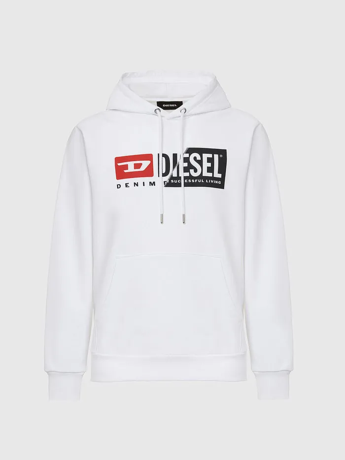 Diesel Sweaters Mens SGIRKHOODCUTY White Gift 4 You