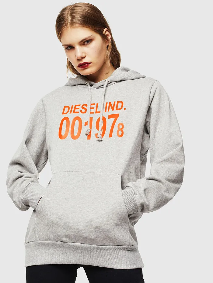 Diesel Sweaters Mens SGIRKHOOD Grey Gift Ideas