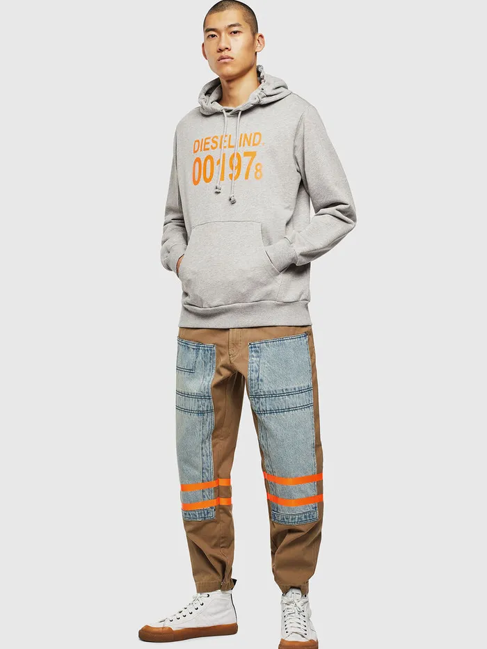 Diesel Sweaters Mens SGIRKHOOD Grey Gift Ideas