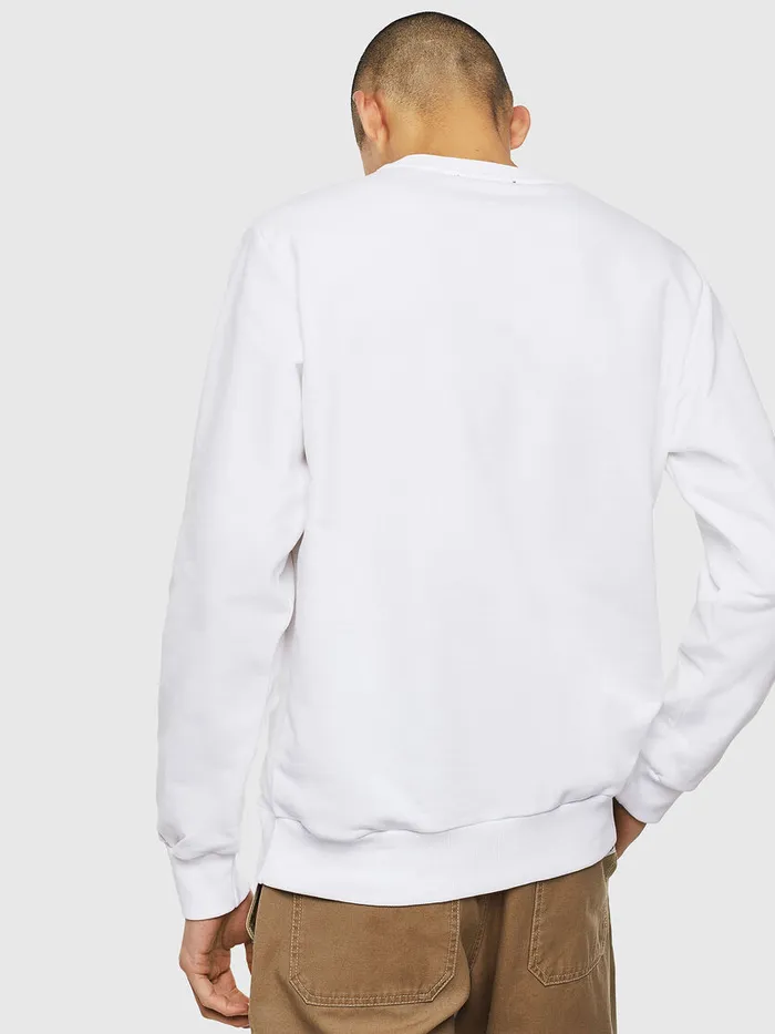 Diesel Sweaters Mens SGIRKJ3 White On Sale